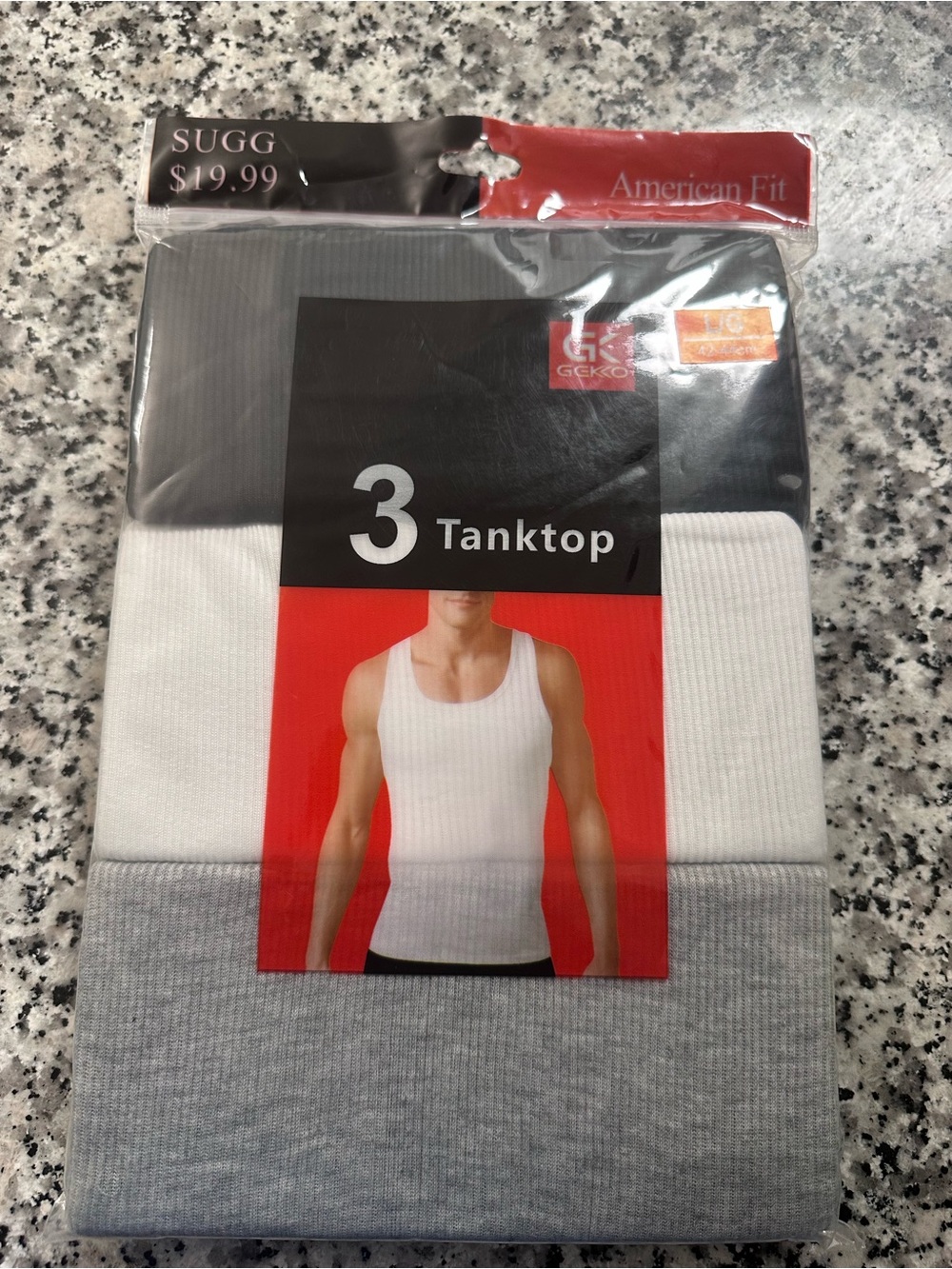 Ecko Unlimited 3-Pack Tank Tops — Black, White, Gray